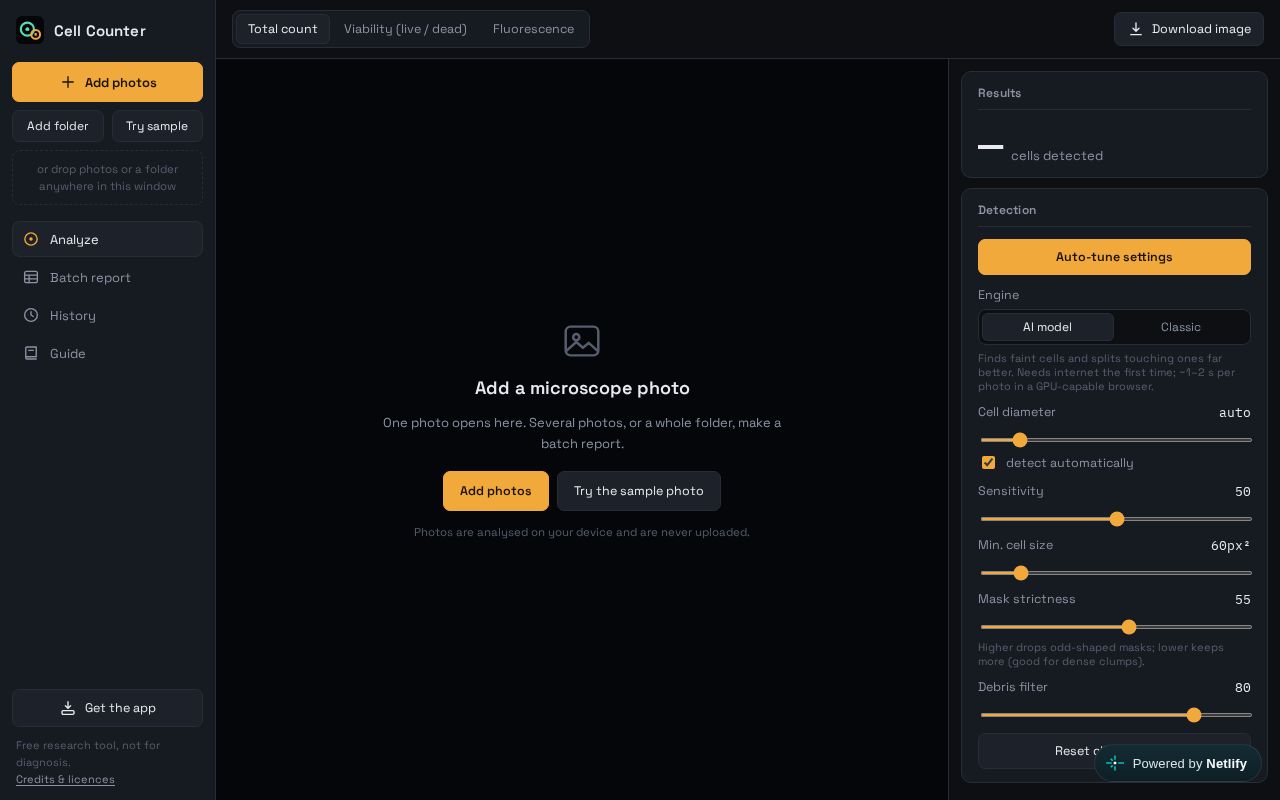 Preview of Cell Counter