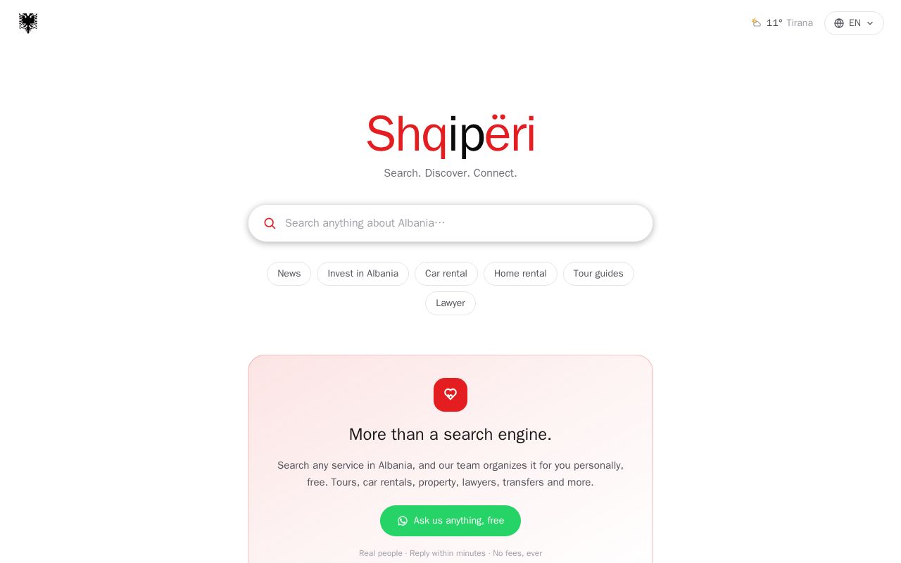Preview of Shqiperi Org