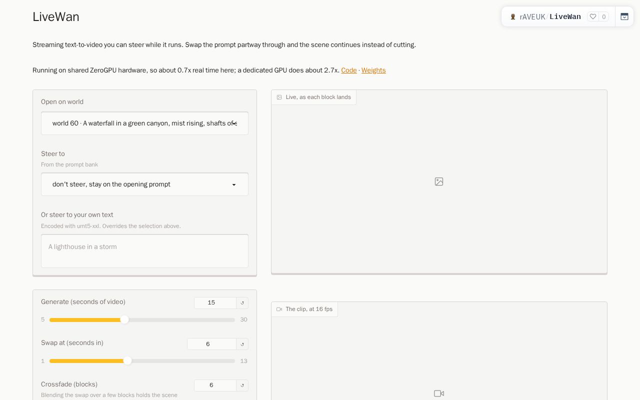 Preview of LiveWan