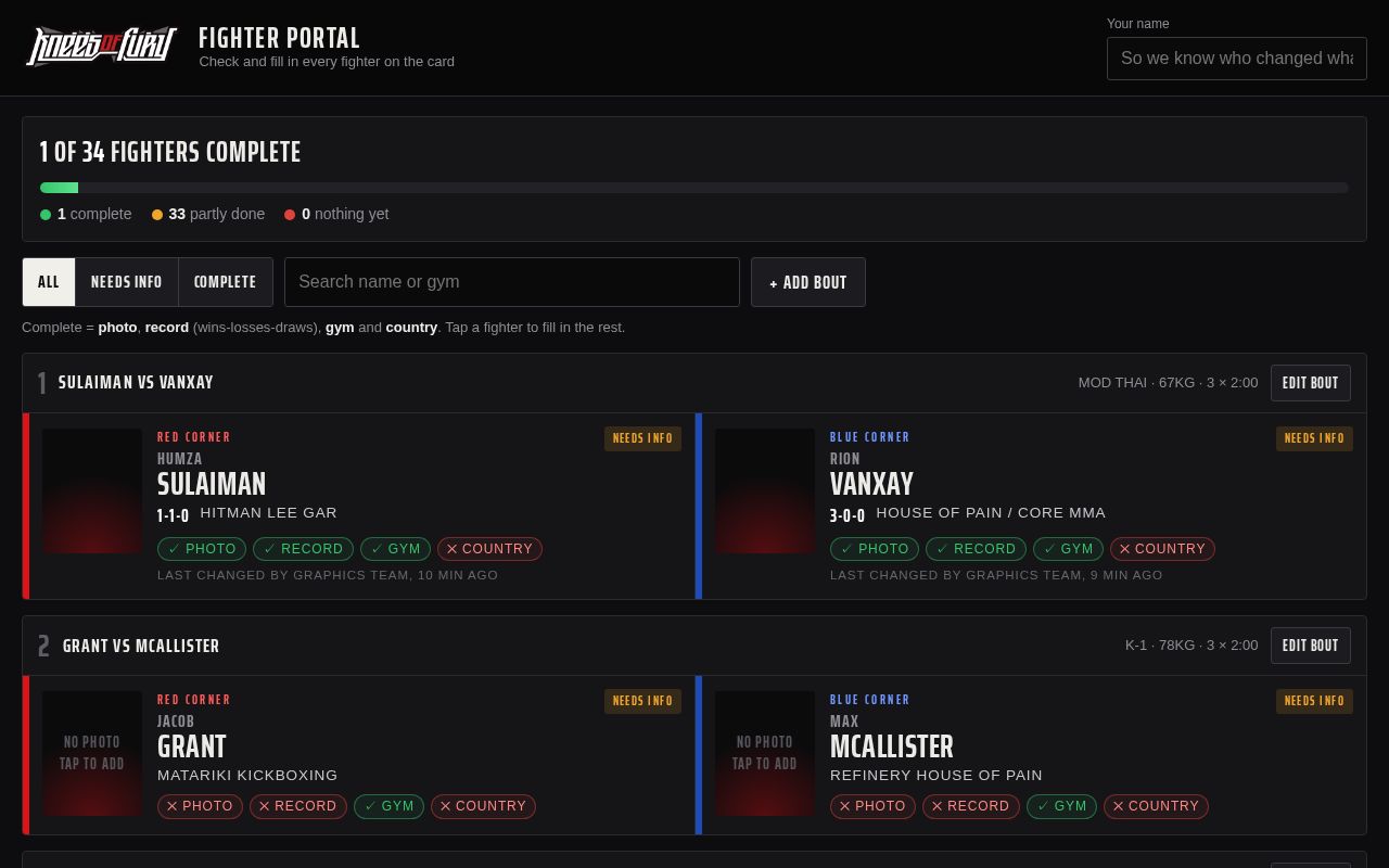Preview of Kof Fighter Portal