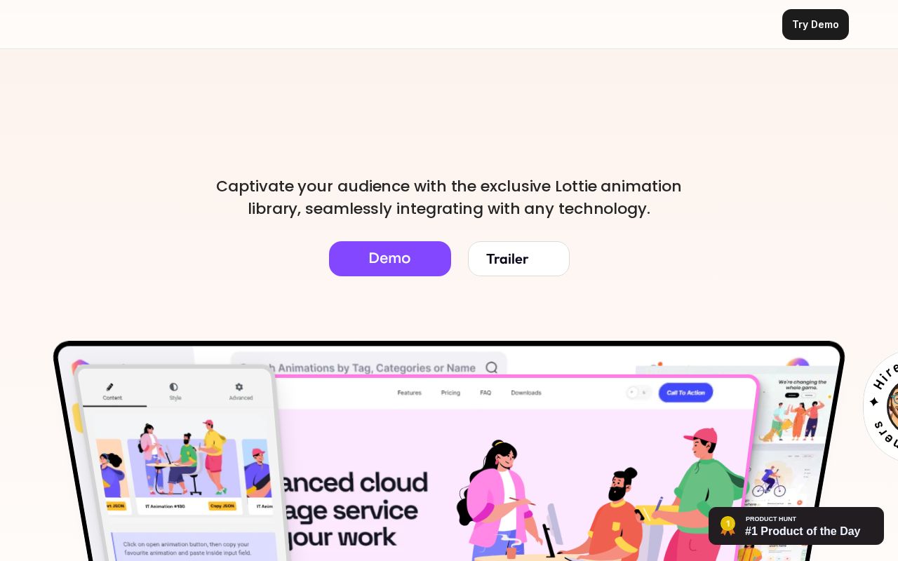 Preview of Lottiebox in 10 hours with Bolt