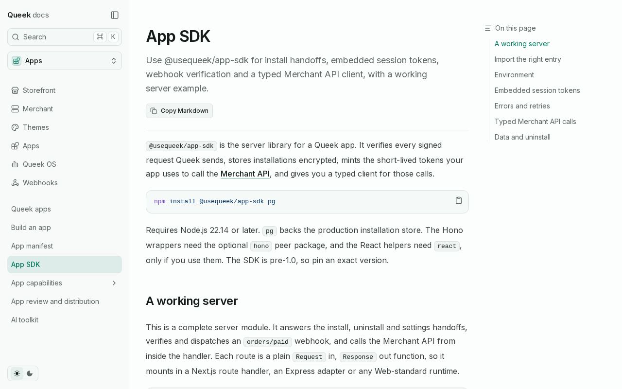 Preview of App Sdk
