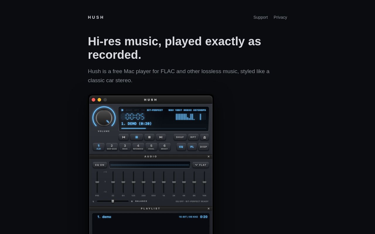 Preview of Hush Site