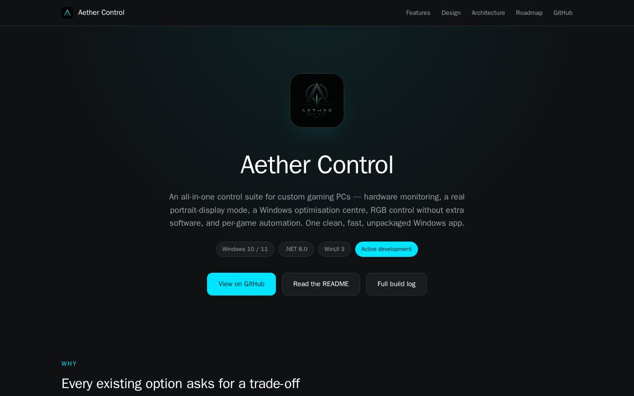 Preview of Aether Control