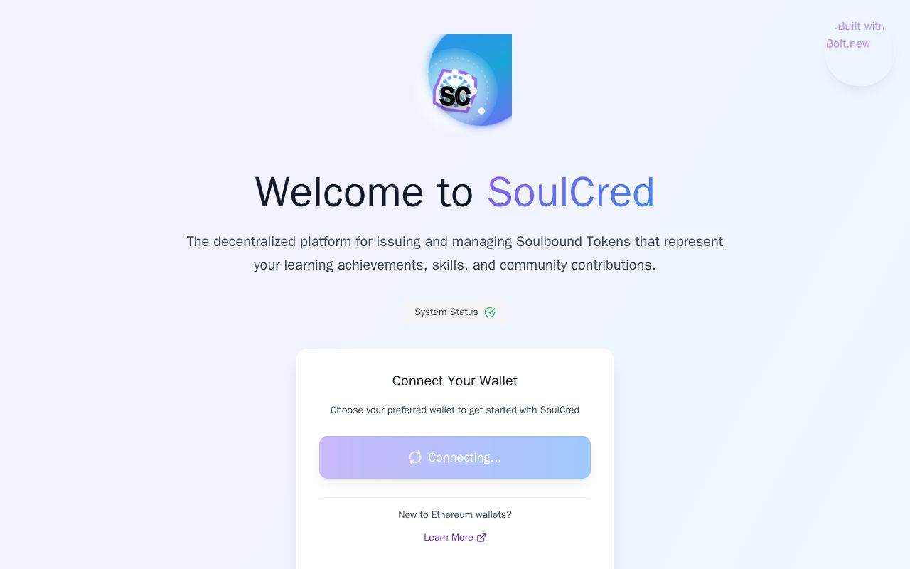 Preview of SoulCred
