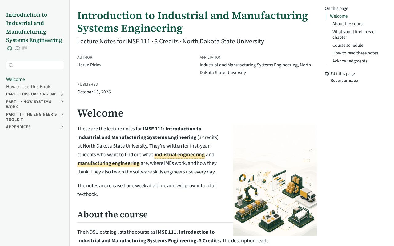 Preview of Imse111 Book
