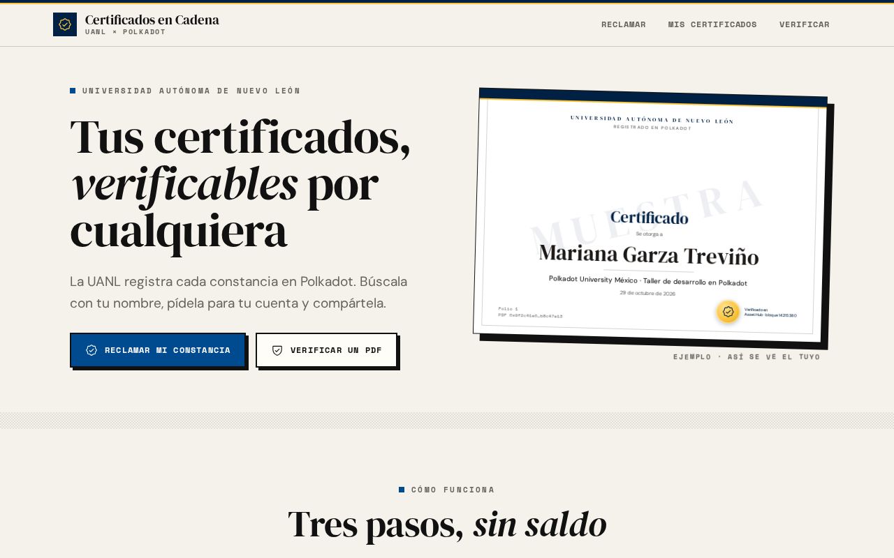 Preview of Certificados Uanl