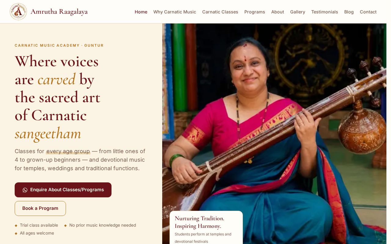 Preview of Amrutha Raagalaya