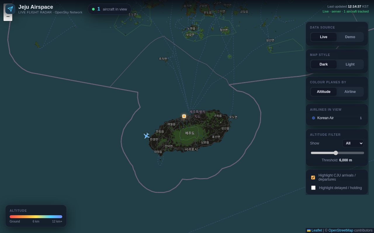 Preview of Jeju Airspace