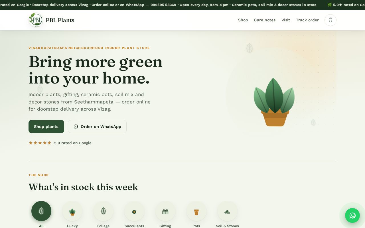 Preview of Pbl Plants