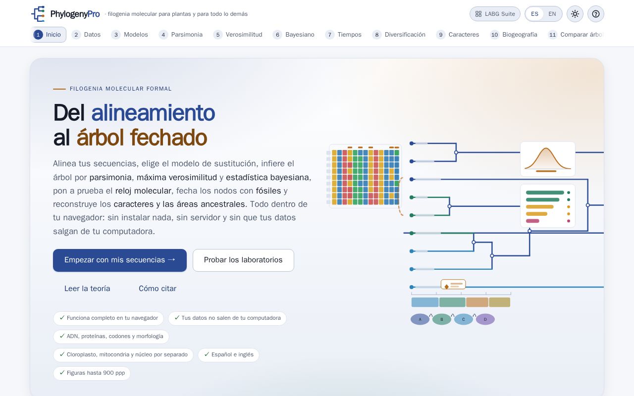 Preview of PhylogenyPro