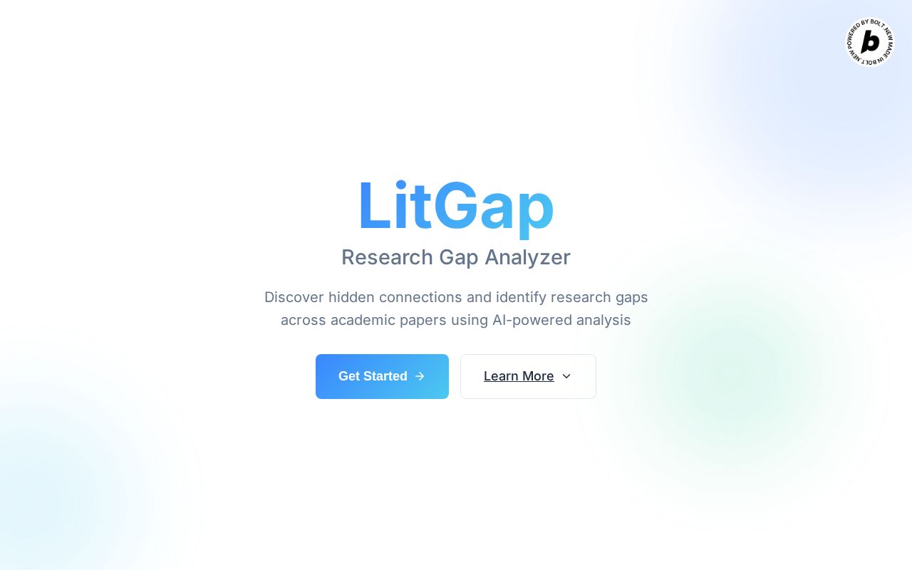 Preview of LitGap: Your Next Breakthrough
