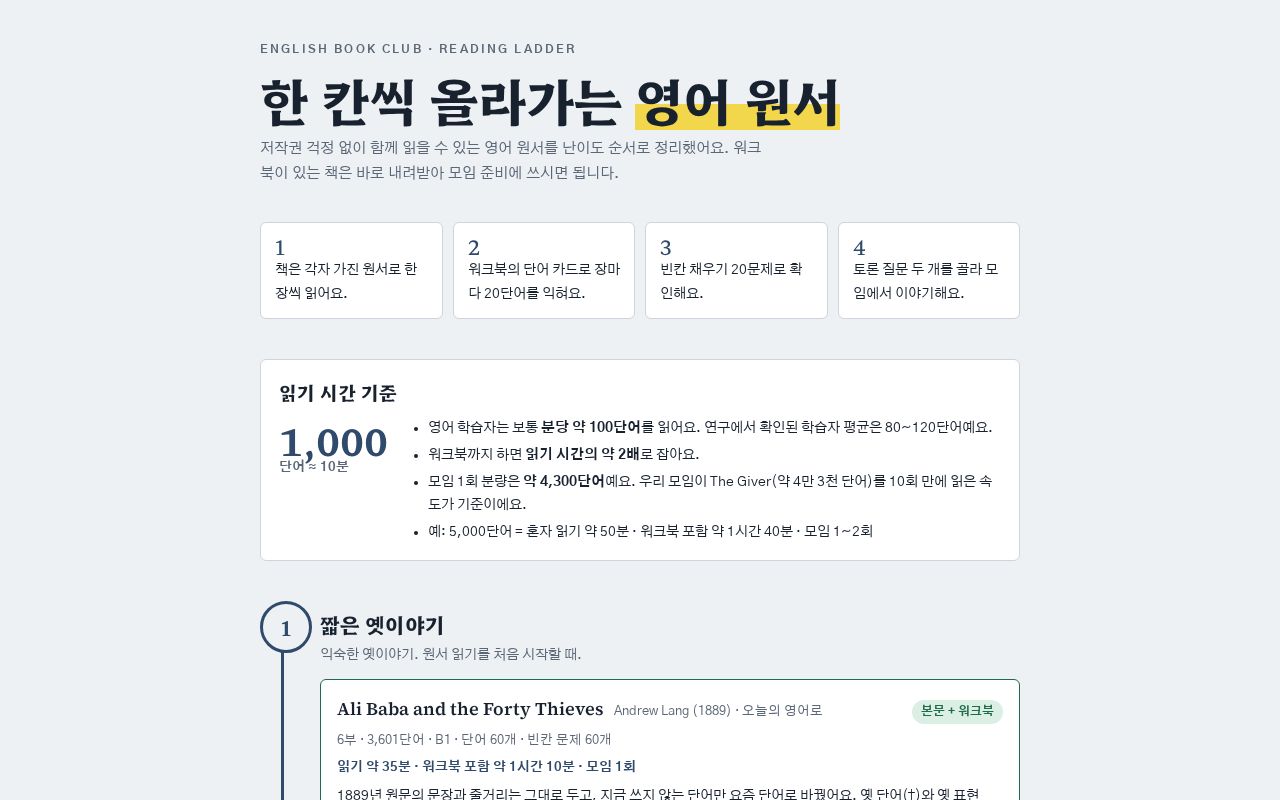 Preview of 리딩 사다리