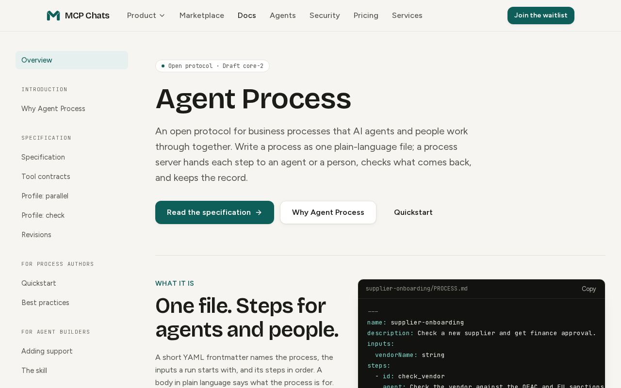 Preview of Agentprocess