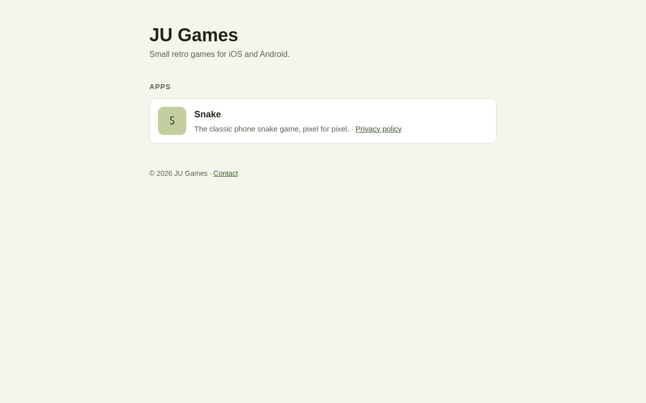 Preview of Ju Games Github Io