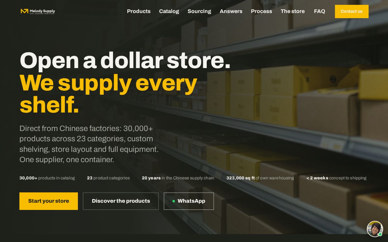 Preview of Melody Supply Site