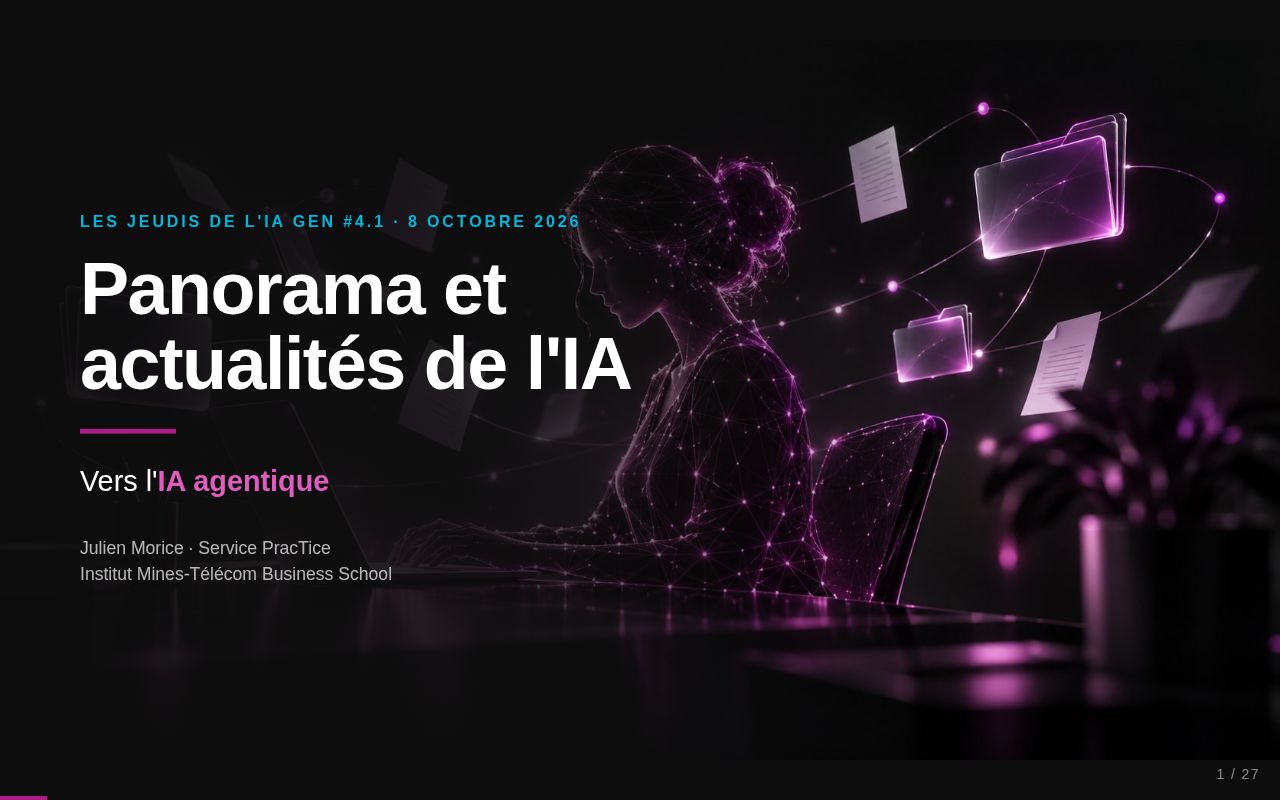 Preview of Jeudis IA Gen 2026 Agentique
