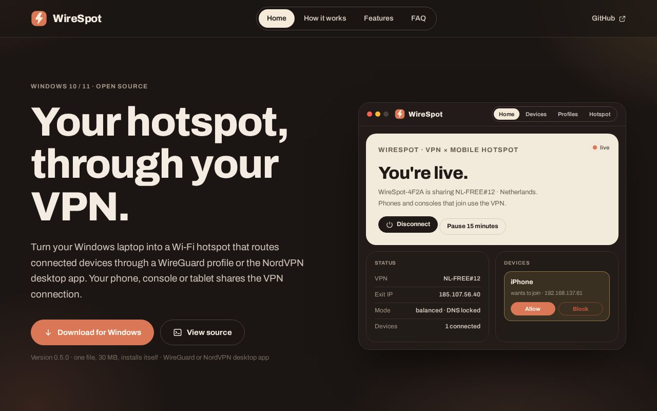 Preview of WireSpot