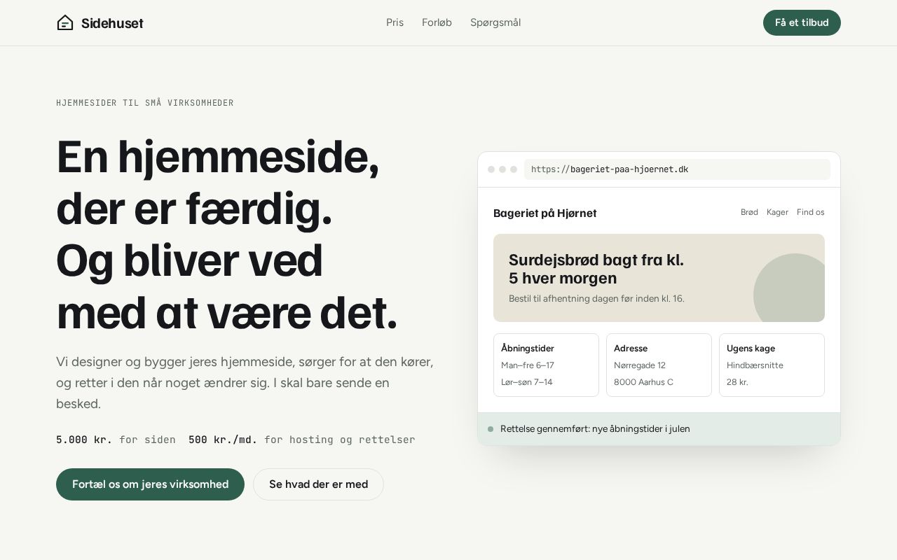 Preview of LaegeHjemmesideOwn