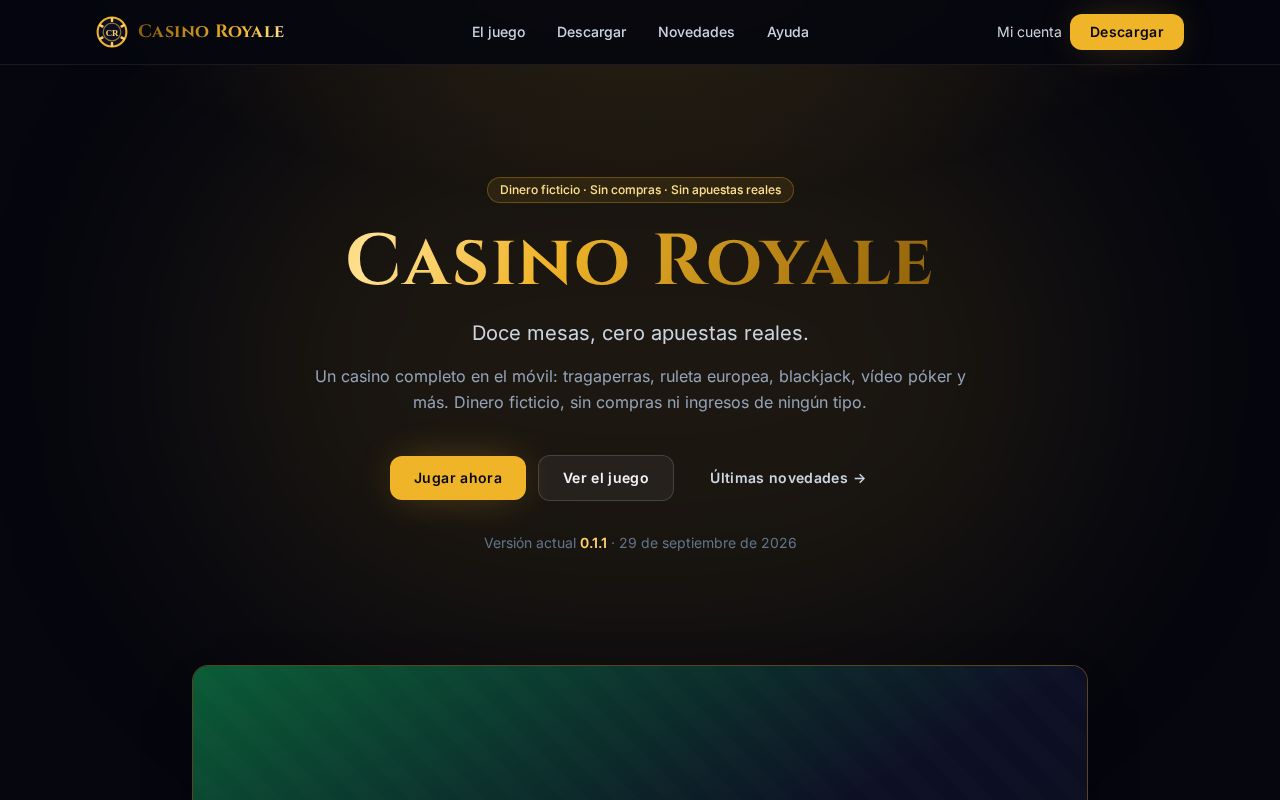Preview of Casino Royale Web