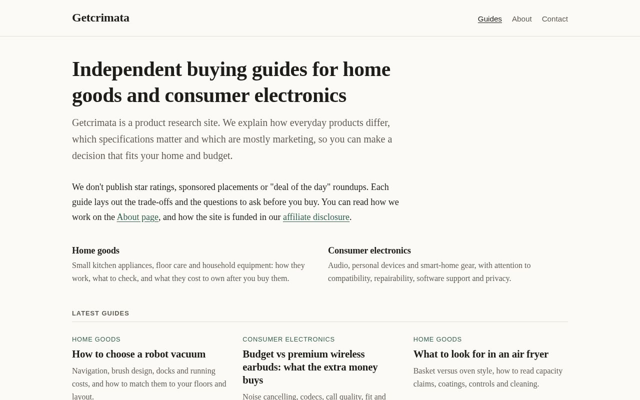 Preview of Getcrimata Site