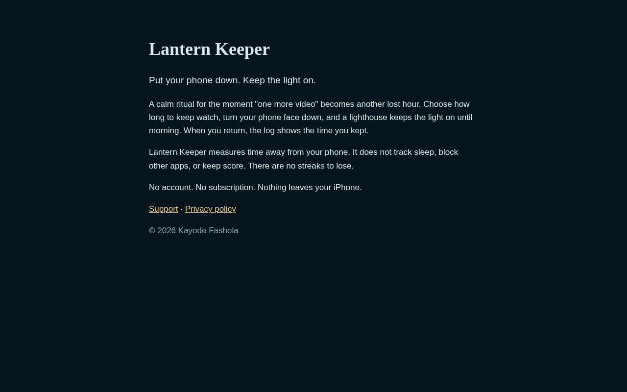 Preview of Lantern Keeper
