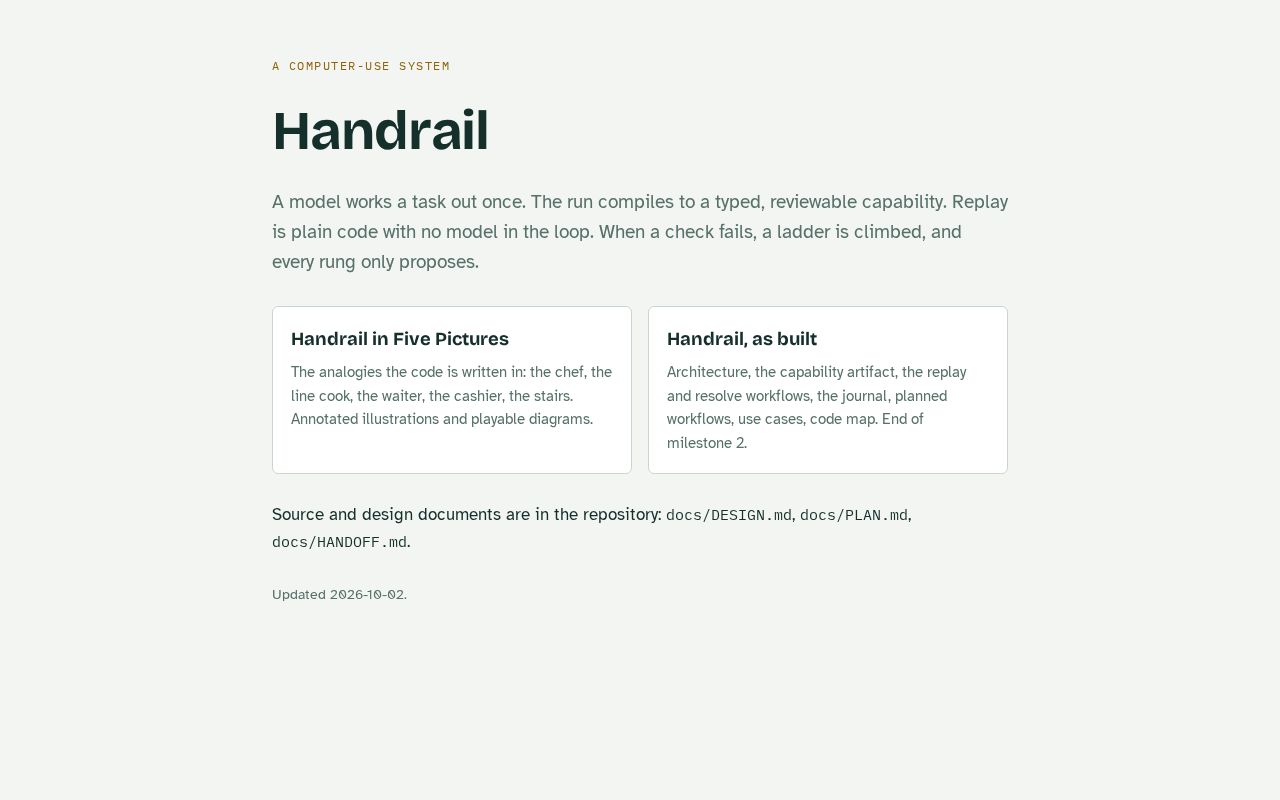 Preview of Handrail