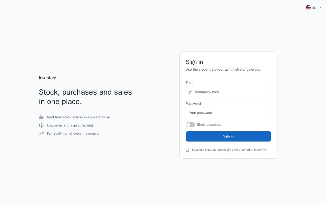 Preview of Inventory Management