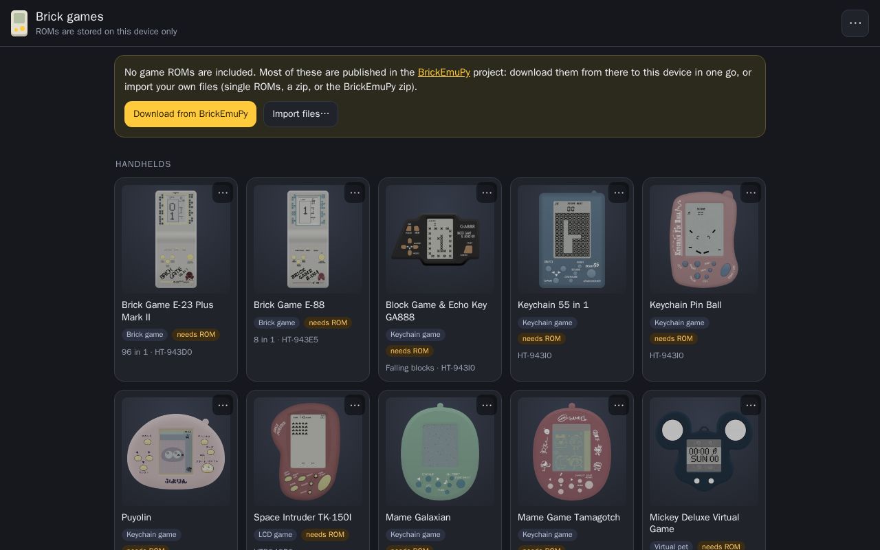 Preview of Web Brick