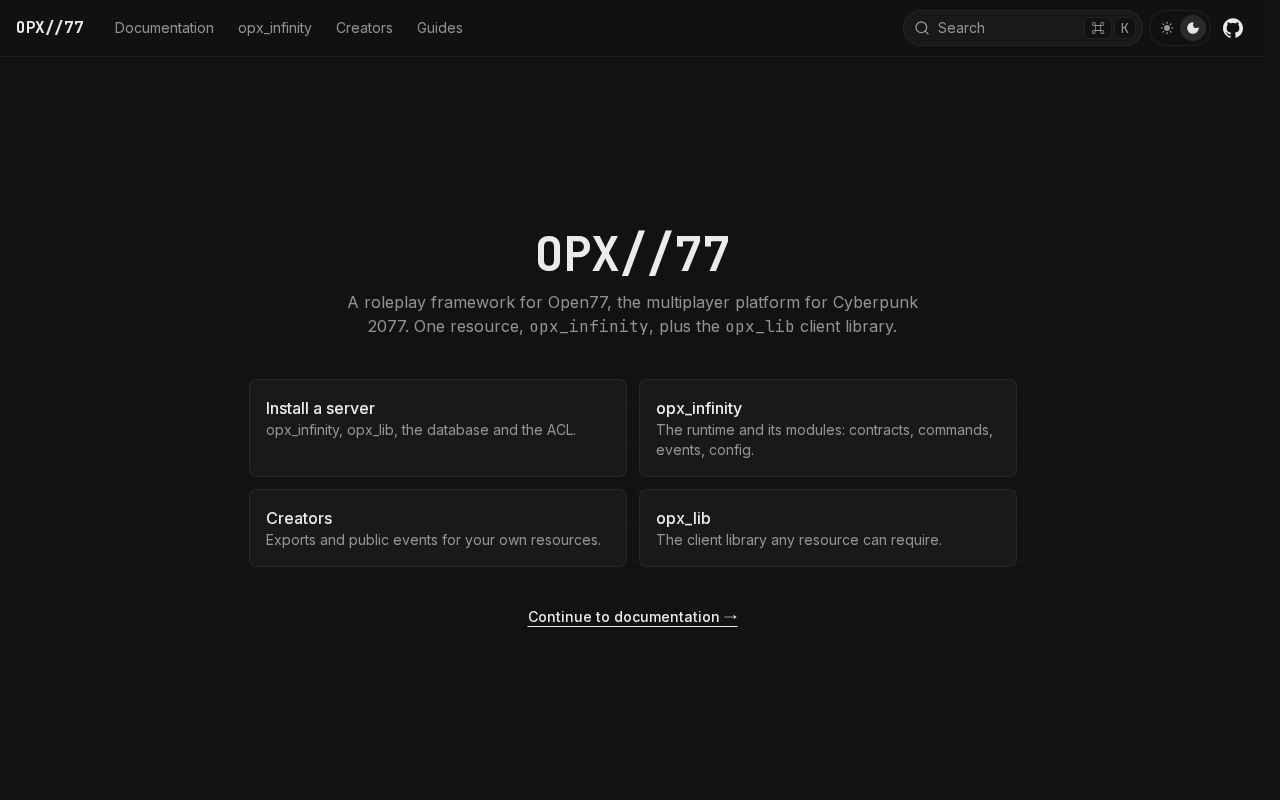 Preview of Opx Infinity