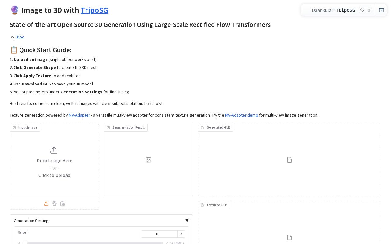 Preview of TripoSG