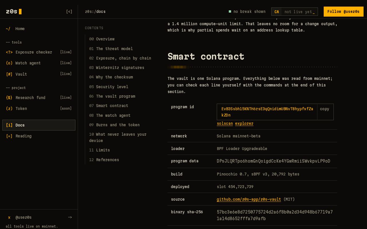 Preview of Z0s Vault