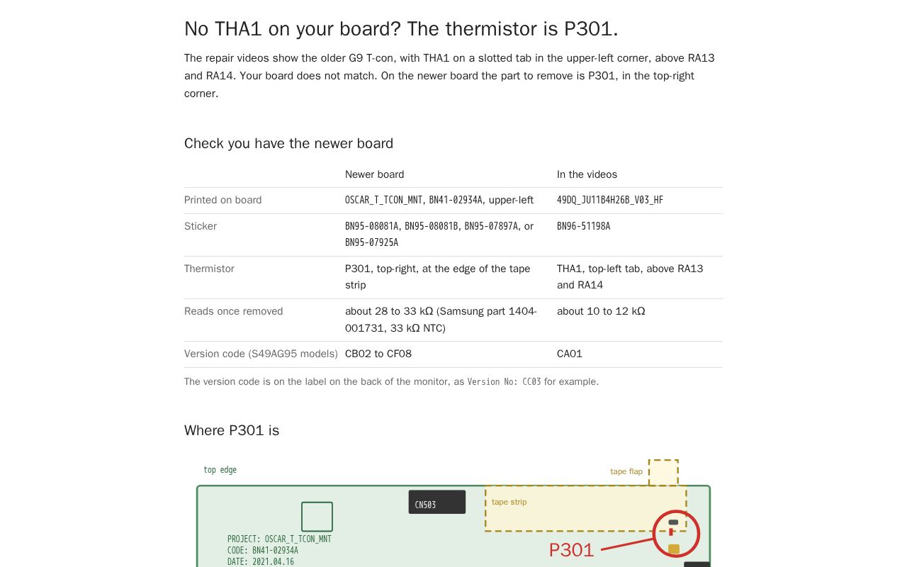 Preview of Odyssey Neo G9 Thermistor