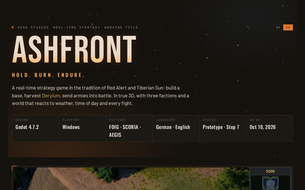 Preview of Project Ashfront