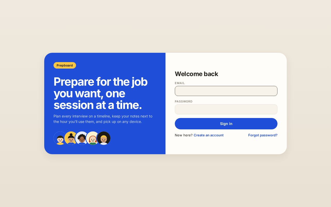 Preview of Prepboard