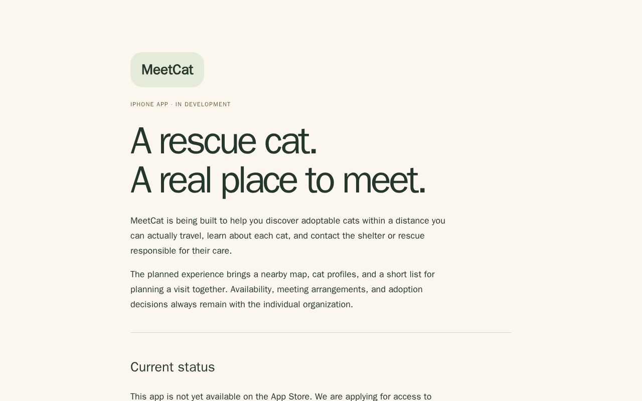 Preview of Meetcat Support