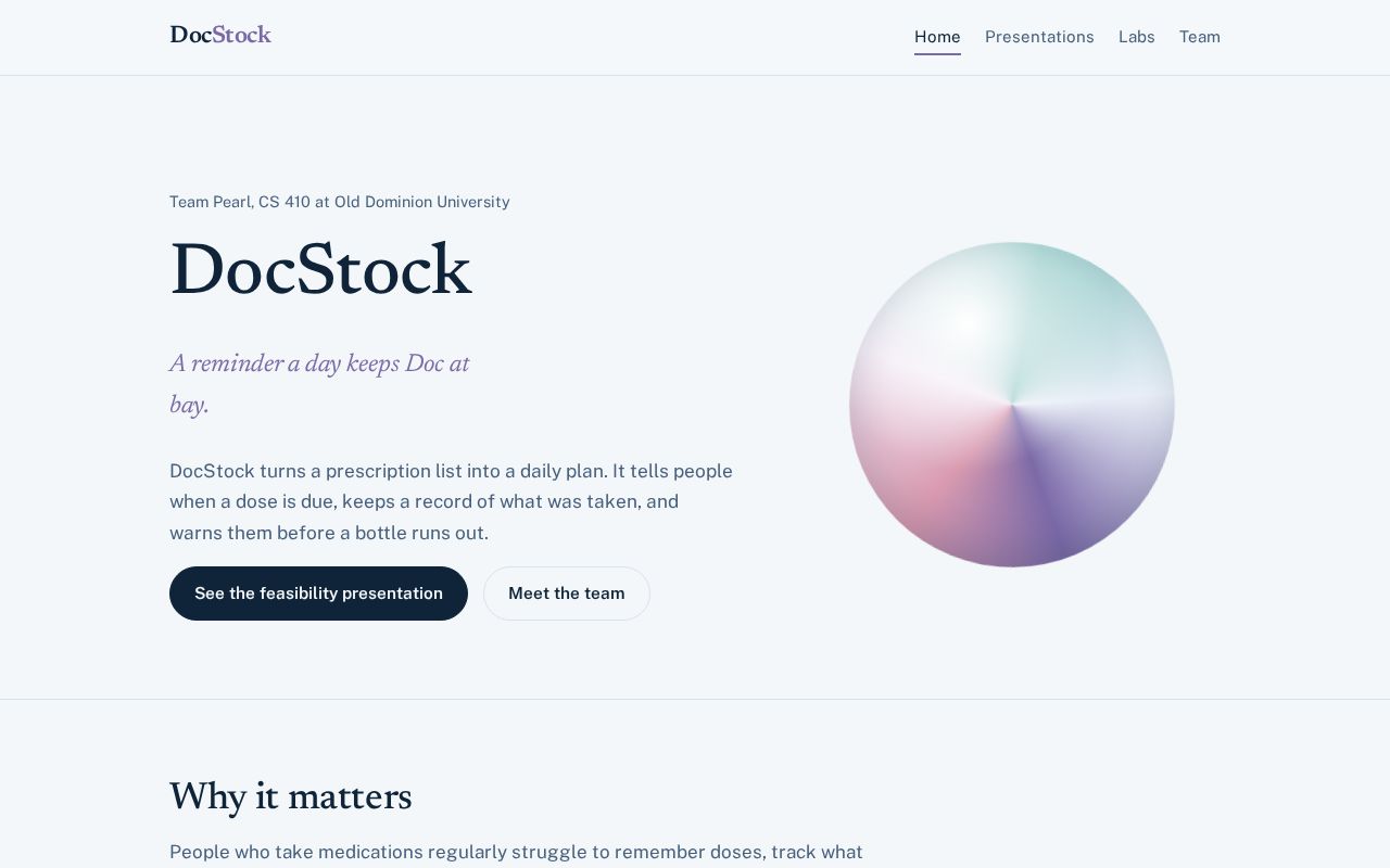 Preview of Cs410 Pearl Docstock
