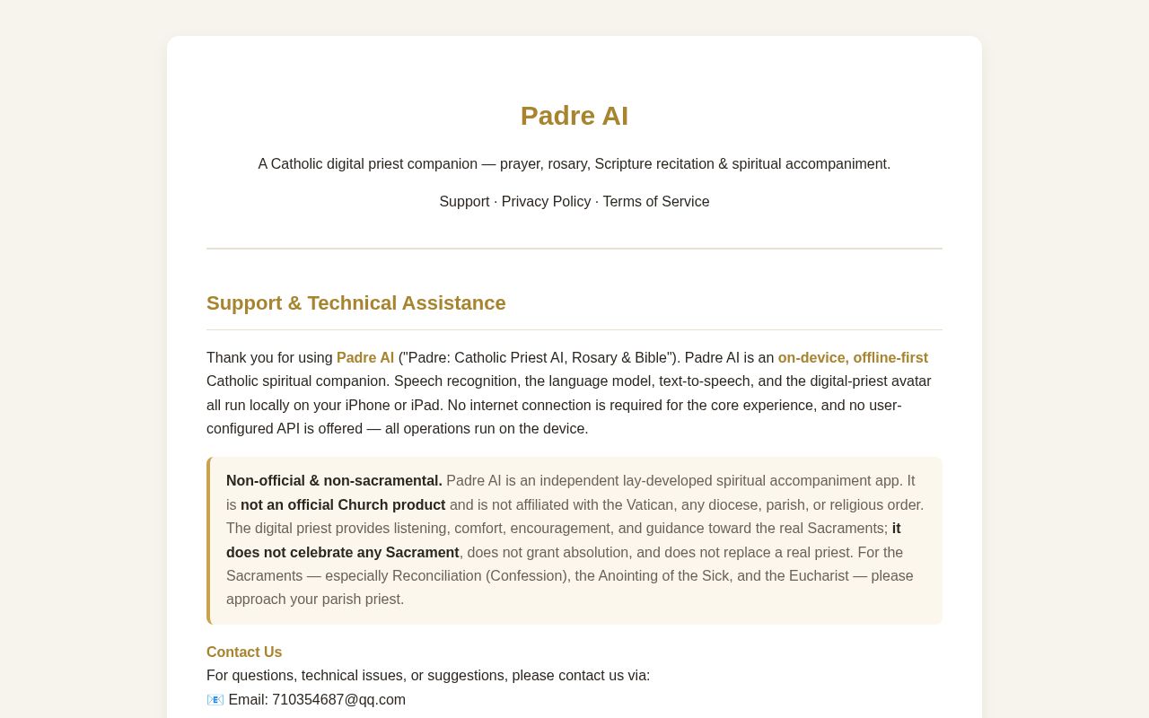 Preview of PadreAI