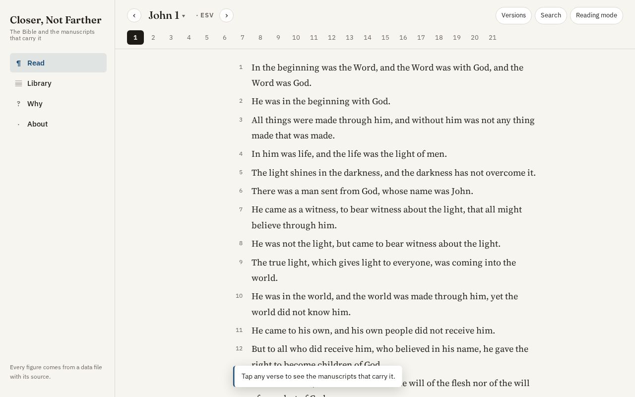 Preview of John 1