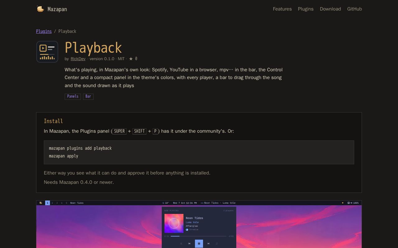 Preview of Mazapan Playback