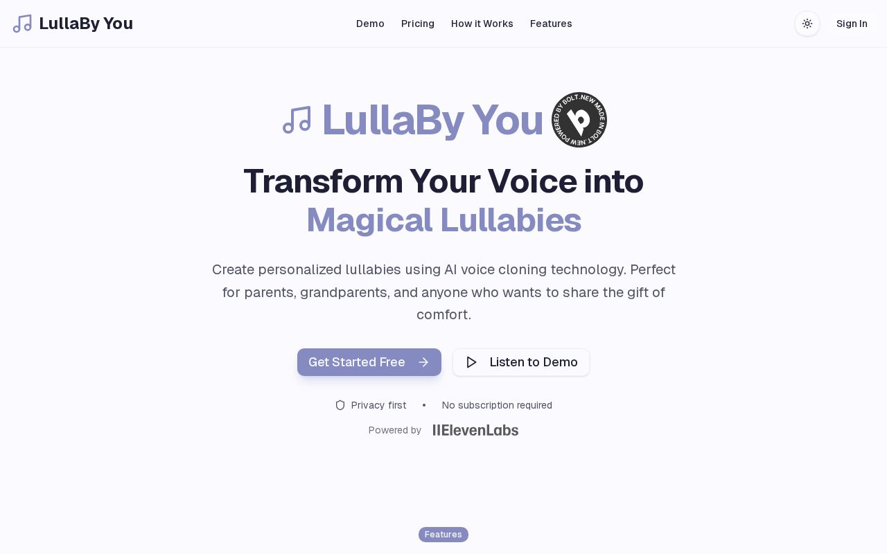 Preview of Lullaby You
