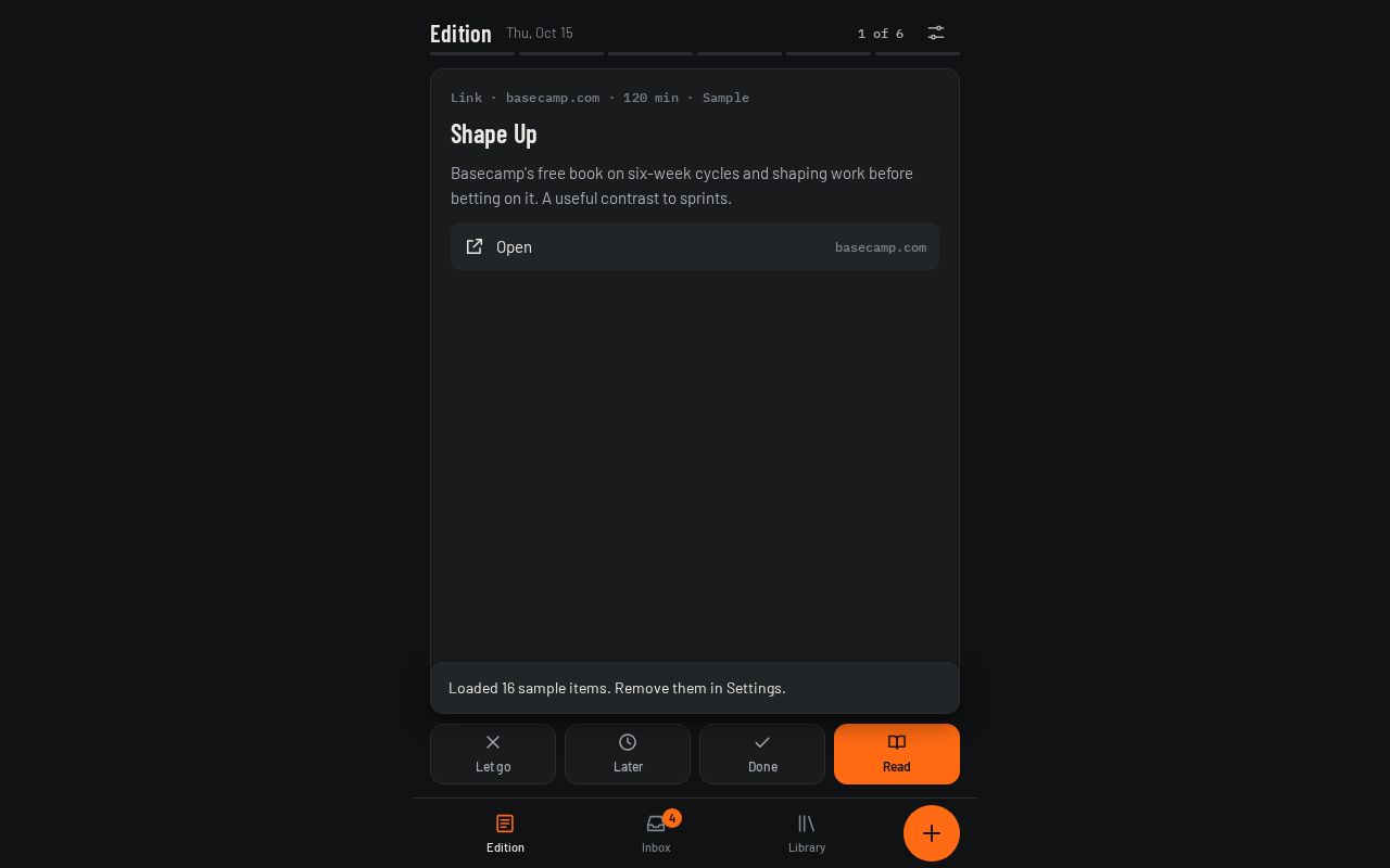 Preview of Edition