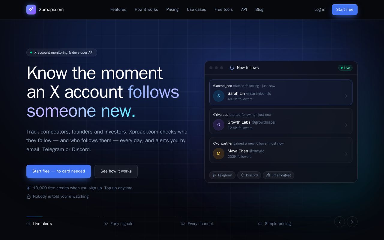 Preview of Xproapi.com