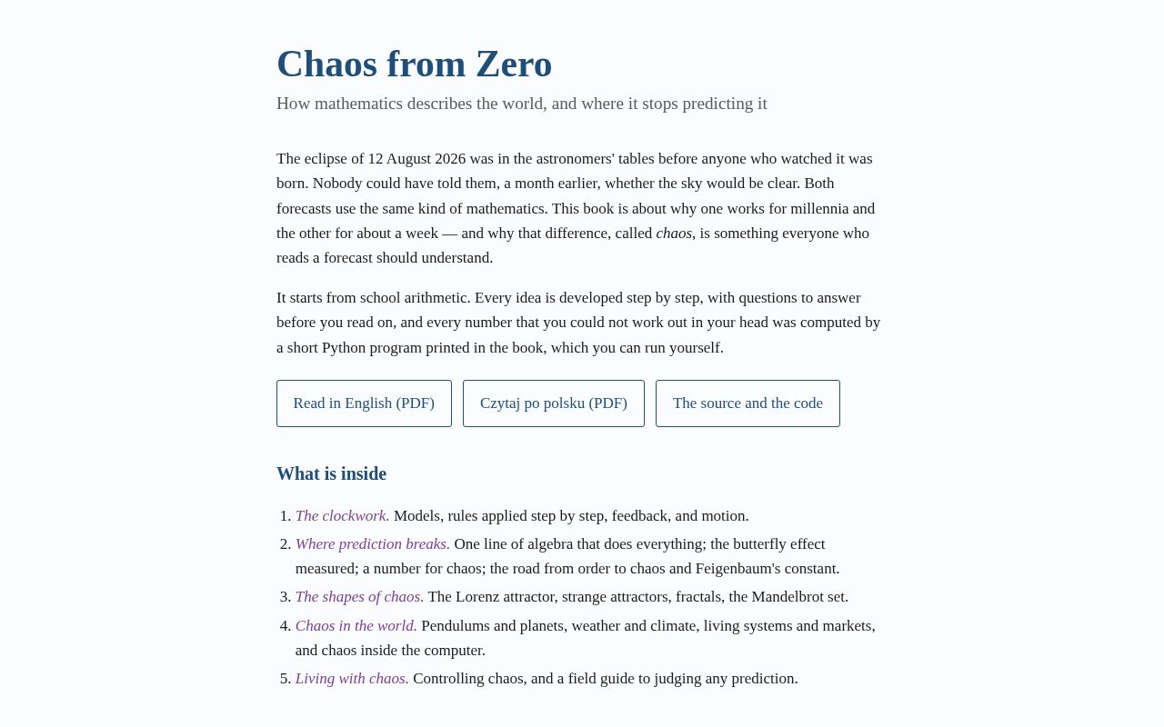 Preview of Chaos Theory For Dummies