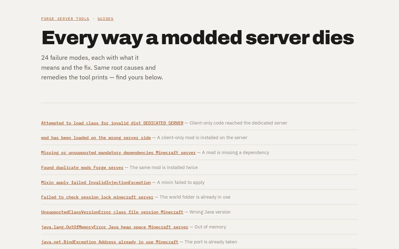 Preview of Server Sentinel