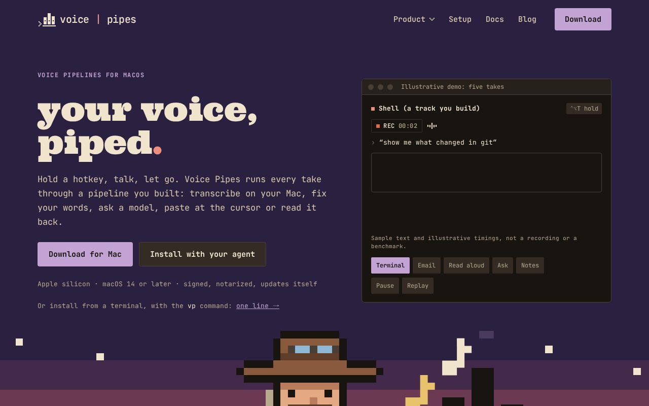 Preview of Voice Pipes