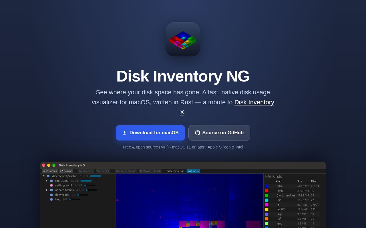 Preview of DiskInventory NG