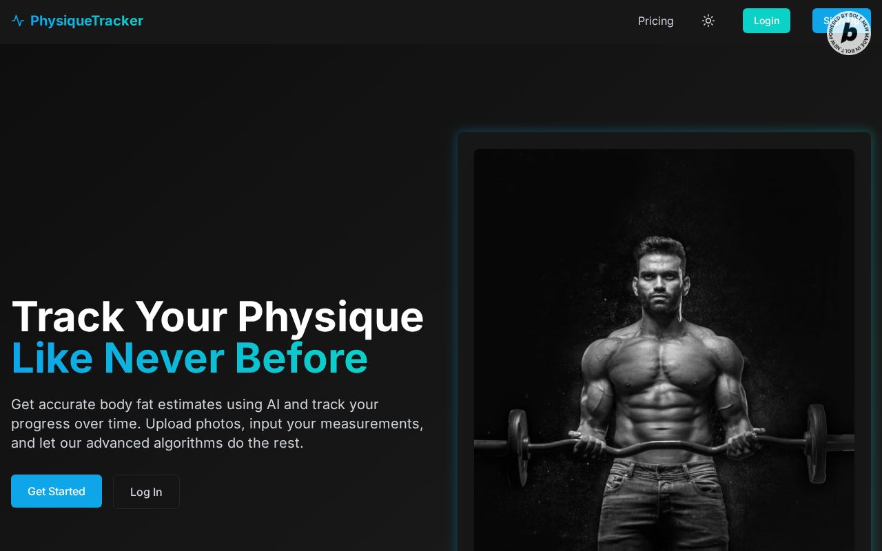 Preview of Physique Tracker - The AI bodyfat percentage scanner