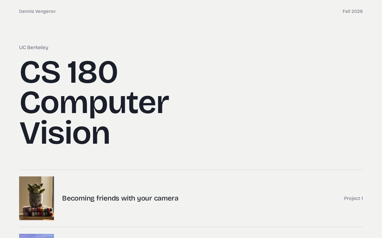 Preview of Dennisvengerov Github Io