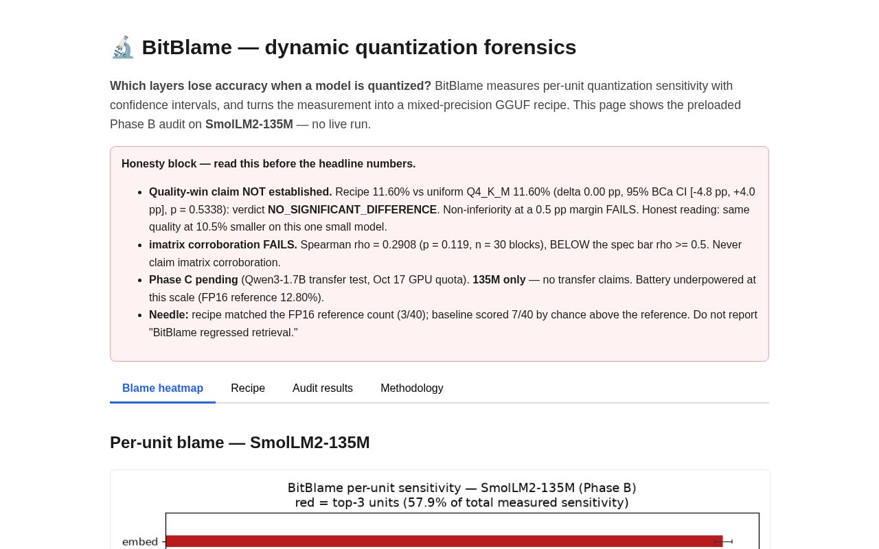 Preview of BitBlame Demo